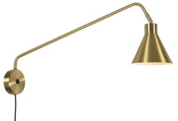 Lampa kinkiet metalowy złoty LYON